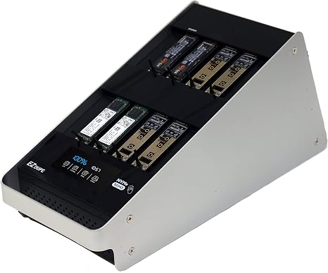 EZ DUPE 1 to 7 SOHO NVME Duplicator MKIII with Touchscreen DM-HE0-8V07NTP3