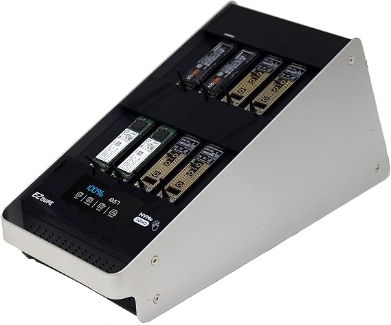 EZ DUPE 1 to 7 SOHO NVME Duplicator MKIII with Touchscreen DM-HE0-8V07NTP3
