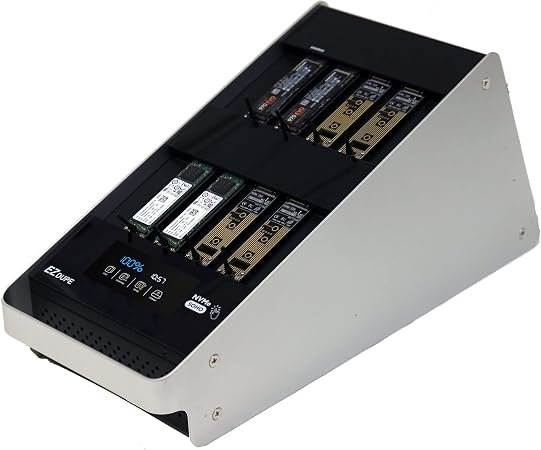 EZ DUPE 1 to 7 SOHO NVME Duplicator MKIII with Touchscreen DM-HE0-8V07NTP3