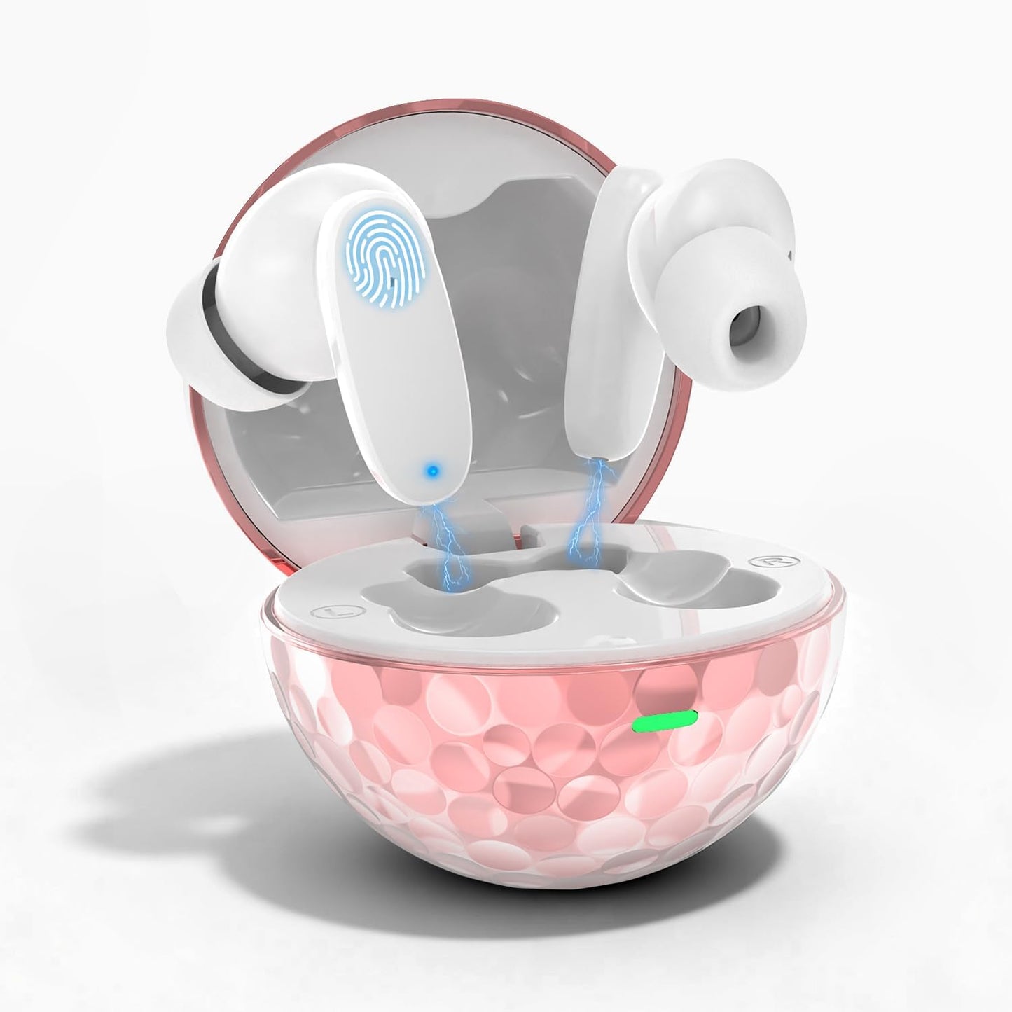True Wireless Earbuds – Bluetooth 5.4, Dual ENC ANC Noise Canceling, 13mm Deep Bass, IPX7 Waterproof, 18H Playtime | Techloop Living