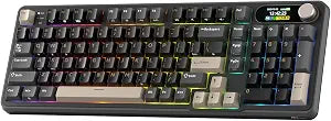 RK ROYAL KLUDGE S98 Wireless Mechanical Keyboard with Smart Display & Knob