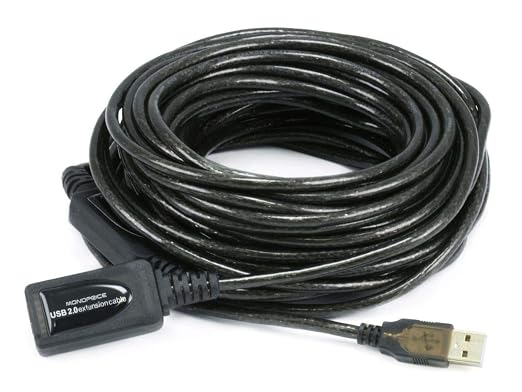Monoprice 49ft 15M USB 2.0 A Male to A Female Active Extension / Repeater Cable (Kinect & PS3 Move Compatible Extension) - Image 6