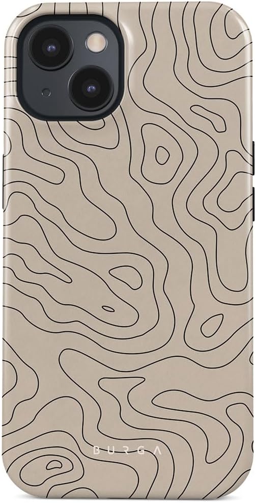 BURGA Phone Case for iPhone 14 - Cute, Trendy, Aesthetic, Pattern Phone Cover, Hard Shell Protection - fits Apple iPhone 14 Case for Women and Men