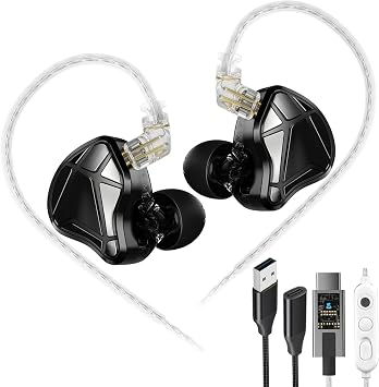 KZ Axas USB-C Gaming Earbuds with Mic, FPS IEM, 4 DSP Modes