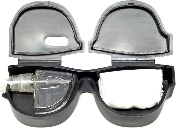 Calabria Kool Klean 2 Pack Eyewear Cleaning Kit Green/Black 15ml Cleaning Spray, Cleaning Cloth Included