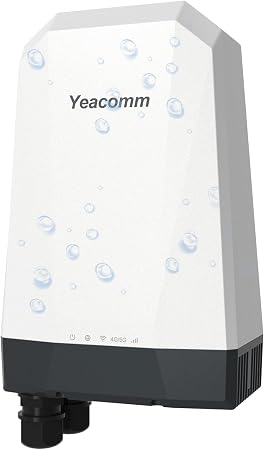 5G Outdoor Router IP67 Waterproof, 5G NR SA/NSA Modem Outdoor CPE with Dual Sim Card Slots Gateway/Bridge/Wireless,Qualcomm SDX62,4 x 4 MIMO,802.3af POE,Band Lock,VPN,Global Version