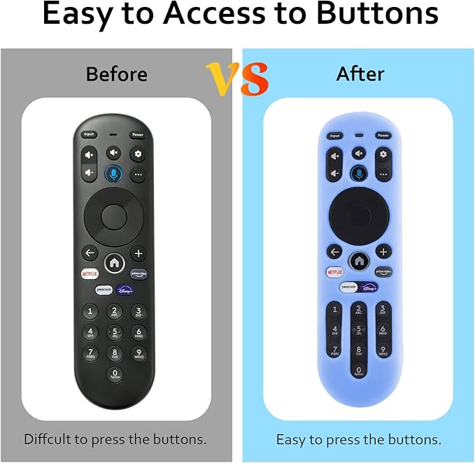 LEFXMOPHY Blue Cover for Xumo TV MG3-R34010 PR1 Remote Silicone Case for Pioneer Xfinity Spectrum Element 764f0000100 Remote Control Skin