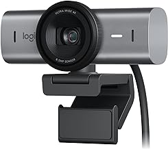Logitech MX Brio Ultra HD 4K Webcam Collaboration and Streaming - Graphite