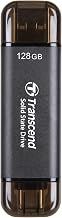 Transcend 128GB ESD310 Dual Portable SSD 1050MB/s USB-A+C, Thumb Drive - Image 1