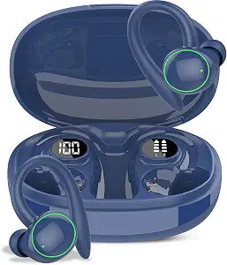 Wireless Earbuds, Bluetooth 5.4 Headphones Sport Over Ear Buds With ENC Mic