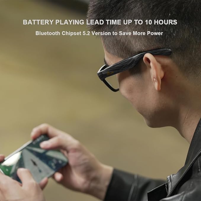 OhO sunshine, Polarized Sunglasses with Bluetooth Speaker, Open Ear Audio, Athletic/Outdoor UV Protection and Voice Control