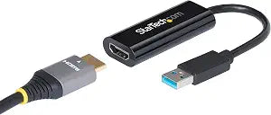 StarTech USB-A 3.0 to HDMI Converter, 1080p60, Windows Driver Required, TAA - Image 1