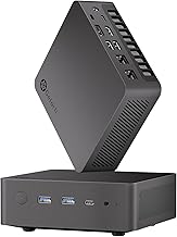 Getorli Mini PC AMD Ryzen 7 8745HS (Up to 4.9GHz), 16GB DDR5 RAM 1TB PCIe 4.0 SSD, Dual 2.5G LAN Mini Desktop Computer with 4K Quad Display HDMI/DP/USB-C, WiFi 6 BT5.3 Micro PC for Home/Office/Gaming - Image 1