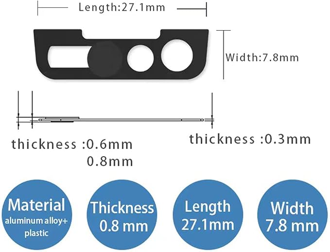 Camera Cover Protector,Camera Lens Cover Compatible with iPhone 13/13Pro/13mini/13Pro Max,Camera Lens Protector Protect Privacy and Security（black）