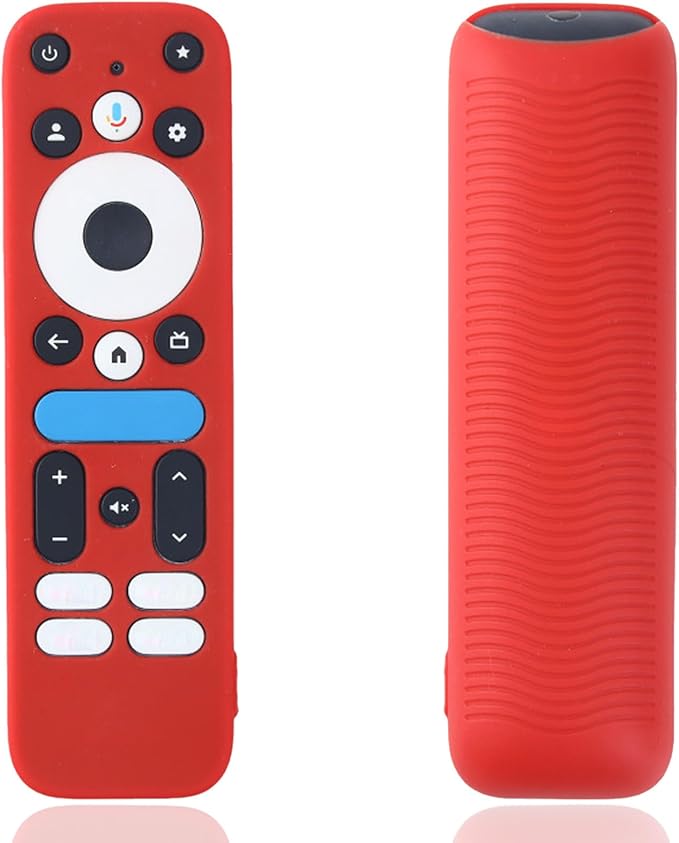 Remote Cover Compatible with 2025 Onn Google TV Box 4K pro Remote, Shockproof Case for Onn Google TV Remote Controller, Lightweight Anti-Slip Skin-Friendly Silicone Skin Sleeve