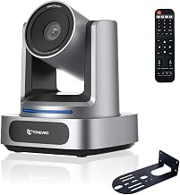 4K PTZ Camera AI Auto Tracking 3X Optical Zoom 92° Wide View Angle,USB 3.0 and HDMI Conference room Camera 4K Work with Zoom OBS Teams YouTube,Facebook for for Church, Worship, Education, Conferences - Image 1