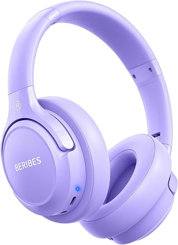BERIBES Bluetooth Headphones Over Ear Wireless HiFi Stereo Headsets 65H 6EQ
