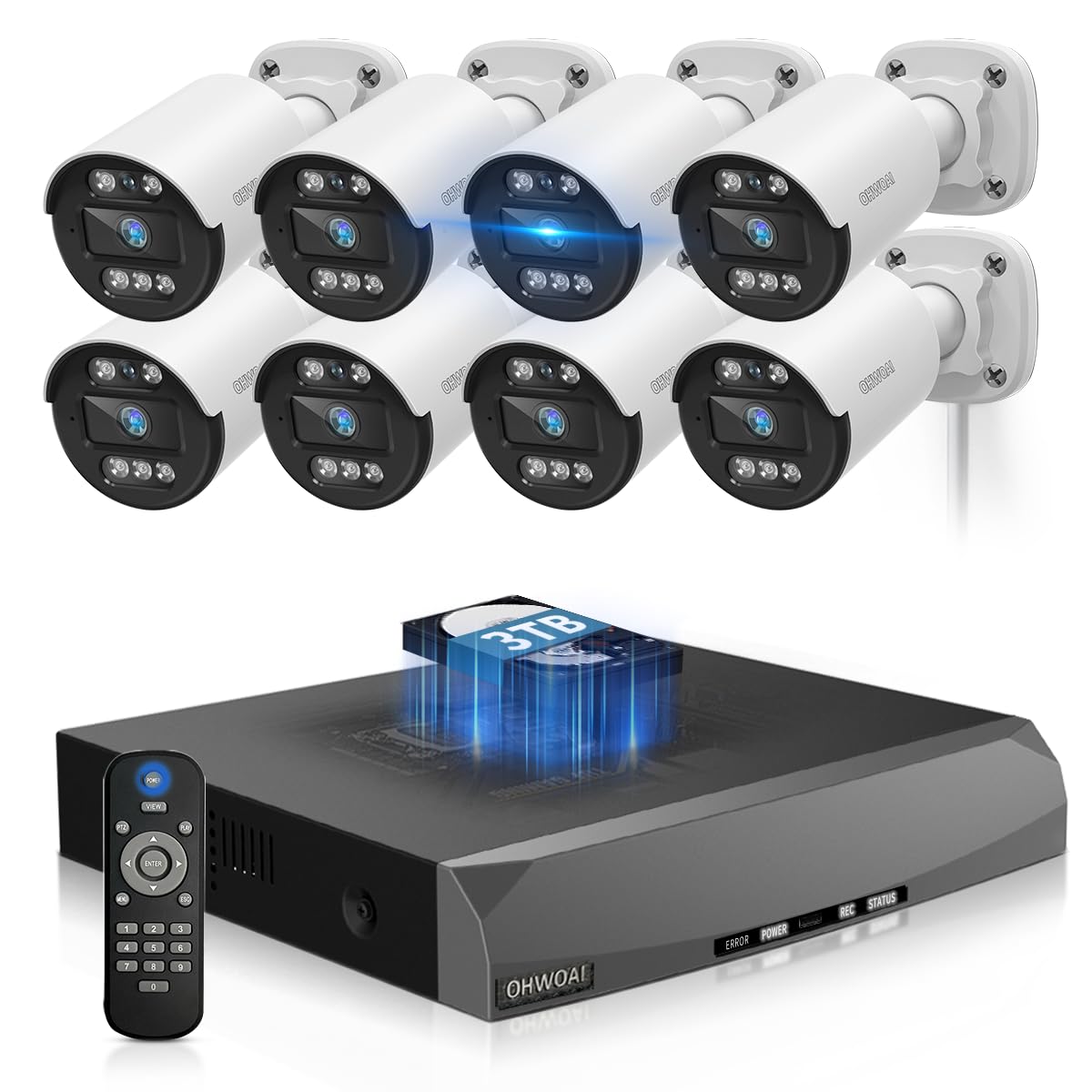 Two-Way Audio PoE Security Camera System Outdoor