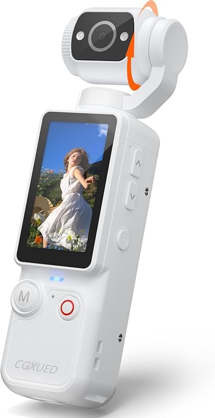 Vlogging Camera, Mini Camcorder, Portable Handheld Video Camera