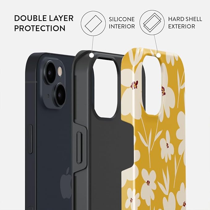 BURGA Phone Case for iPhone 14 - Cute, Trendy, Aesthetic, Pattern Phone Cover, Hard Shell Protection - fits Apple iPhone 14 Case for Women and Men