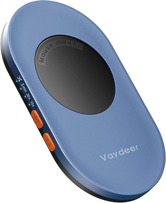 Vaydeer Undetectable Mouse Mover, Air 3 Mouse Jiggler with Adjustable Timer