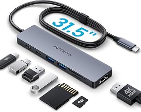 31.5'' USB C Hub Multiport Adapter HDMI 4K for MacBook Neo, iPad - Image 1