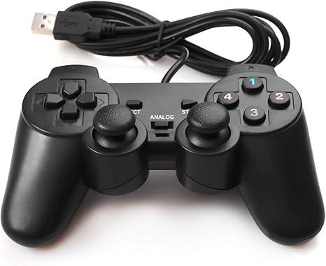 USB Wired Game Controller for Windows PC/Raspberry Pi Remote Controller Gamepad Gaming Joystick Dual Vibration Joypad for Laptop Desktop Computer(Windows 11/10/8/7) & Steam/Roblox/RetroPie/RecalBox