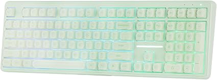 MechLands M108 100% Full Size Silent Office Keyboard with Number Pad