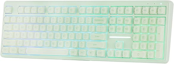 MechLands M108 100% Full Size Silent Office Keyboard with Number Pad - Image 1