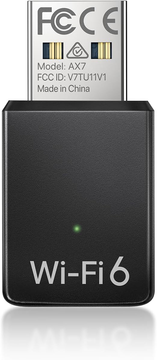 BrosTrend AX900 Mini USB WiFi 6 Adapter Dual Band USB2.0 WiFi Dongle for PC