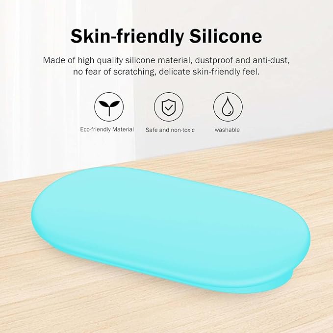 Silicone Glow Cover Case for Google TV Streamer 4K 2024 ，Protective Sleeve Set for Google TV Streamer 4K Host Box +Voice Remote,Anti-Slip Scratch Shock Protection (Glow Blue)