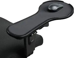 Ergonomic Adjustable Arm Rest Mouse pad for Chair, Strap Fastener