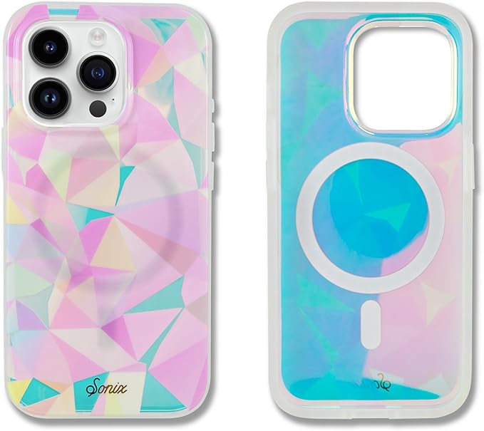 Sonix Case for iPhone 15 Pro | Compatible with MagSafe | 10ft Drop Tested | Glam Prismatic