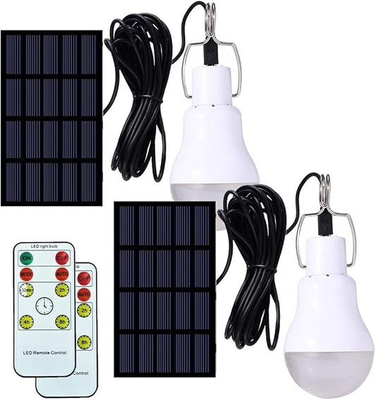 Solar Light Bulb Portable 350LM Solar Powered Camping Light Led Lantern Outdoor for Lamp Light Hiking Fishing Tent Indoor Shed Chicken Coop Hurricane Emergency with USB Chargeable