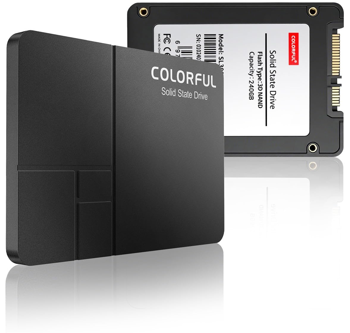 Colorful 256GB SSD, 2.5“ SATA III Internal SSD- Up to 500MB/s Read Speed