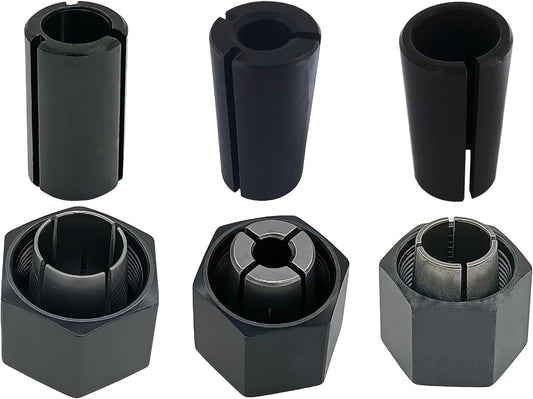 1/2" 1/4" 12mm Router Collet Nut Set For Dewalt 1617 dw618 router part