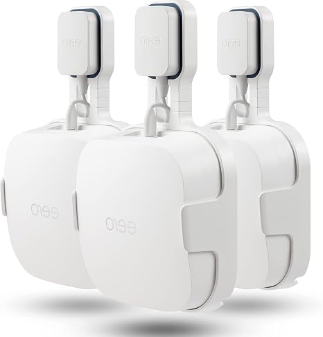 Wall Mount Holder for Eero Pro 6E Home WiFi System, Eero Pro 6E Wall Mounting Bracket, Plastic, Stable and Protective Holder, Compatible with Wi-Fi 6 Systems (White, 1 Piece)