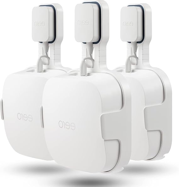 Wall Mount Holder for Eero Pro 6E Home WiFi System, Eero Pro 6E Wall Mounting Bracket, Plastic, Stable and Protective Holder, Compatible with Wi-Fi 6 Systems (White, 1 Piece)