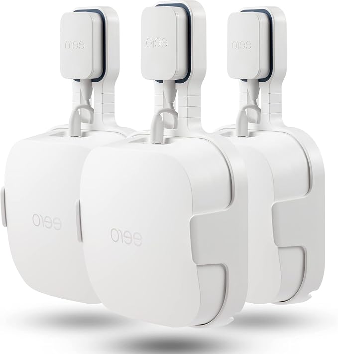 Wall Mount Holder for Eero Pro 6E Home WiFi System, Eero Pro 6E Wall Mounting Bracket, Plastic, Stable and Protective Holder, Compatible with Wi-Fi 6 Systems (White, 1 Piece)