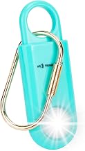 130db Personal Safety Alarm with Ultra Bright Strobe Light. Aqua - Image 1