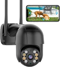 ICSEE WiFi Camera Security 4K 8MP Wireless PTZ Waterproof Human Detection Auto Tracking CCTV with Network Port, Alexa Supported (Single Lens 8MP) - Image 1