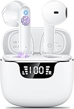 Wireless Earbuds, Bluetooth 5.4 Headphones with 42H Ultralight Ear Buds,Bluetooth Earbuds with 4 ENC Noise Cancelling Mics, HiFi Deep Bass Dual LED Display USB-C, Waterproof Earphones for Android iOS - Image 1