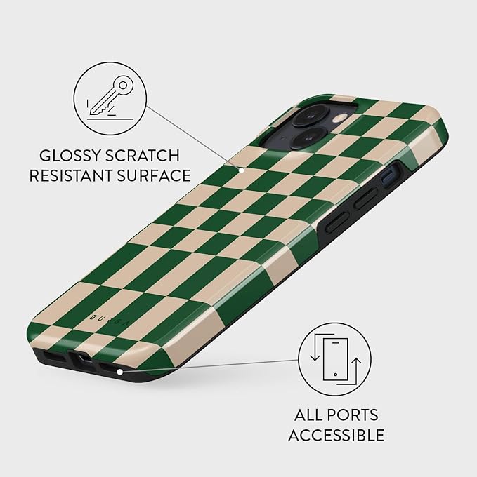 BURGA Phone Case for iPhone 14 - Cute, Trendy, Aesthetic, Pattern Phone Cover, Hard Shell Protection - fits Apple iPhone 14 Case for Women and Men