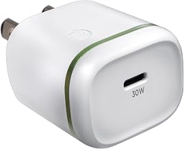 AT&T 30W USB C Wall Charger PD Fast Charging Foldable Travel Adapter White - Image 1