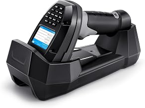 1D 2D Wireless Barcode Scanner, Onewscan Portable Inventory Scanner with Charging Base Data Collector Barcode Reader Data Terminal 2.4G Wireless & USB Connection Bar Code Scanners with 2" LCD Screen - Image 1