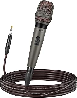 JAMELO Wired Microphones for Singing, Metal Dynamic Handheld Mic - Image 1