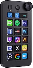 TreasLin VSDinside Stream Controller Deck with 18 Customizable Macro Keys to Trigger Actions in OBS Twitch YouTube for Content Creators Stream Dock Compatible with PC & Mac N1 Black Macro Keypad
