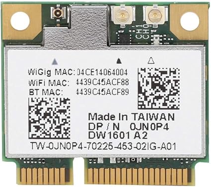 DW1601 AR9462 QCA9005 802.11AD Bluetooth 4.0 7Gbps Network Card for 6430u E5440 E7440