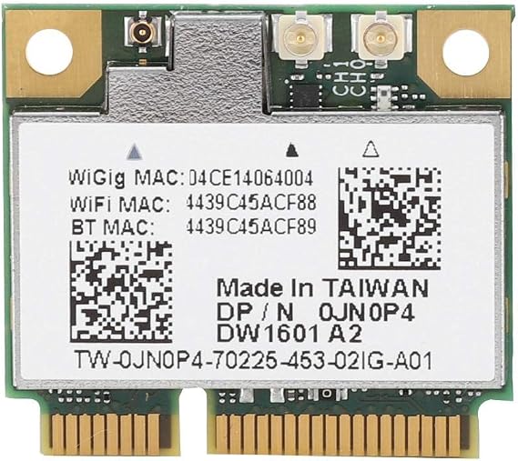 DW1601 AR9462 QCA9005 802.11AD Bluetooth 4.0 7Gbps Network Card for 6430u E5440 E7440
