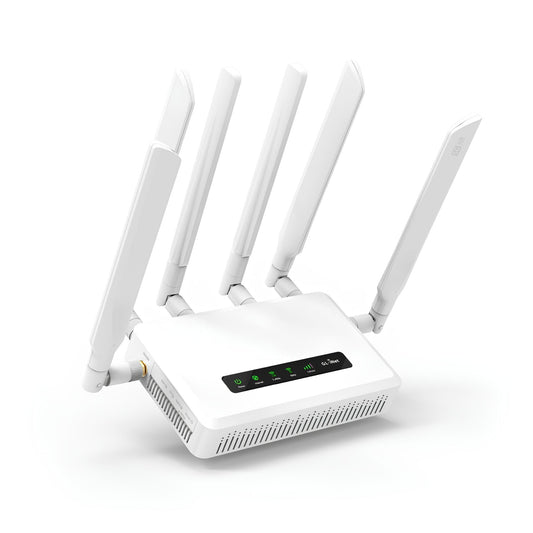 GL.iNet GL-X3000 (Spitz AX) Cellular Gateway 5G Router for House & RV, Wi-Fi 6, Detachable Antennas, Dual-SIM, T-Mobile & AT&T IoT Device Certified, Family/Rural Area/Road Trips